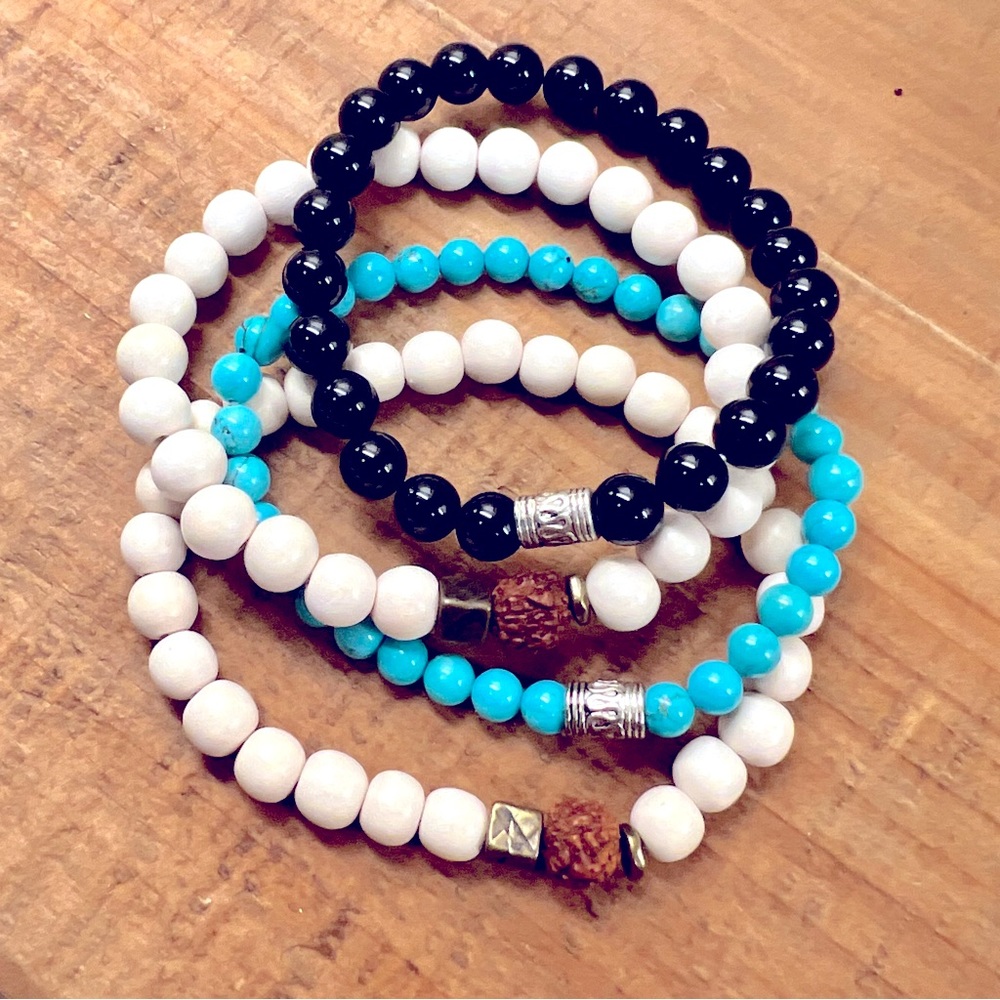 Set of unisex bracelets - XL for women - or mens REG